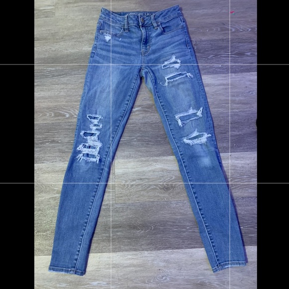 american eagle mid rise jeans - Picture 1 of 3
